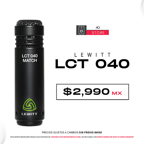 Lewitt LCT 040 Micrófono de Condensador
