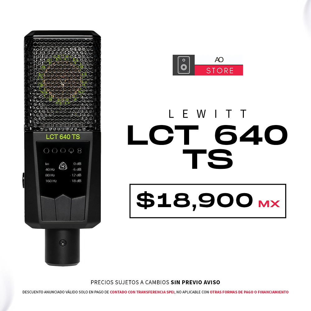 Lewitt LCT 640 TS Micrófono Multipatrón 1