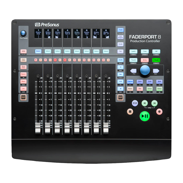 Presonus Faderport 8 Superfice de Control de 8 Faders 2