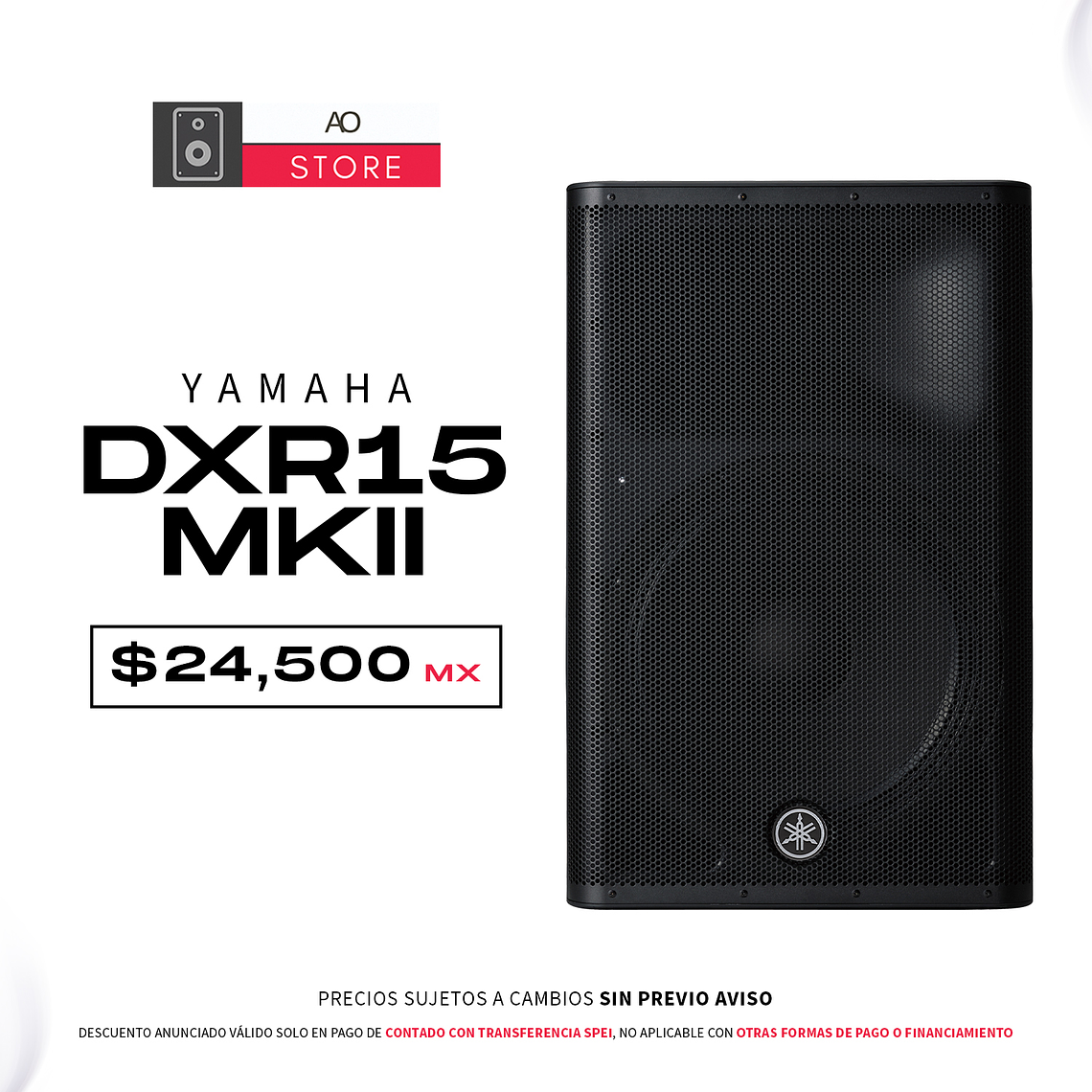 Yamaha DXR15 MKll Bocina Activa 1