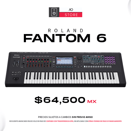 Roland Fantom 6 Estacion De Produccion Workstation