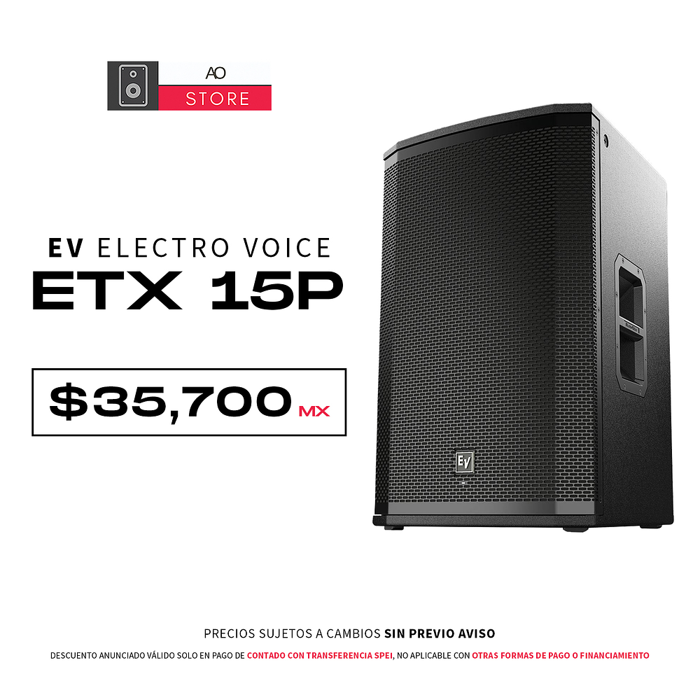 EV Electro Voice ETX 15P Bocina Activa 1
