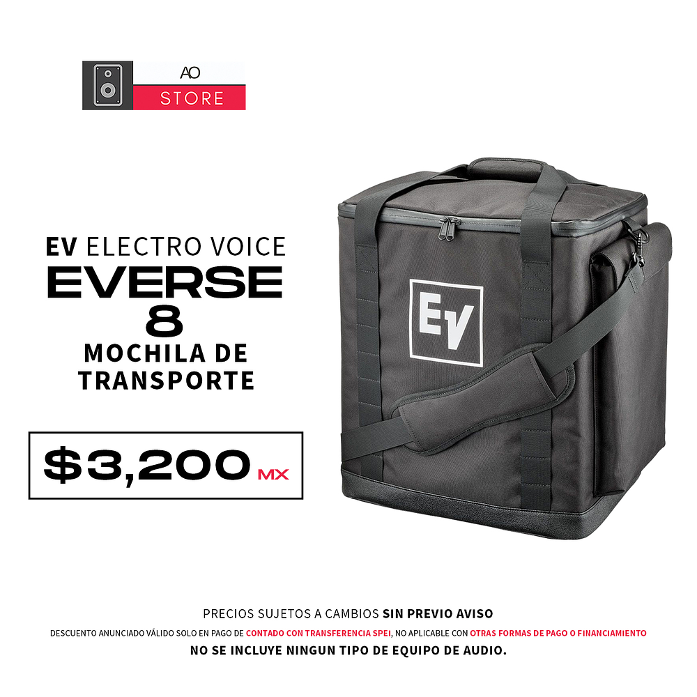 EV Electro Voice Everse 8 Mochila de Transporte  1
