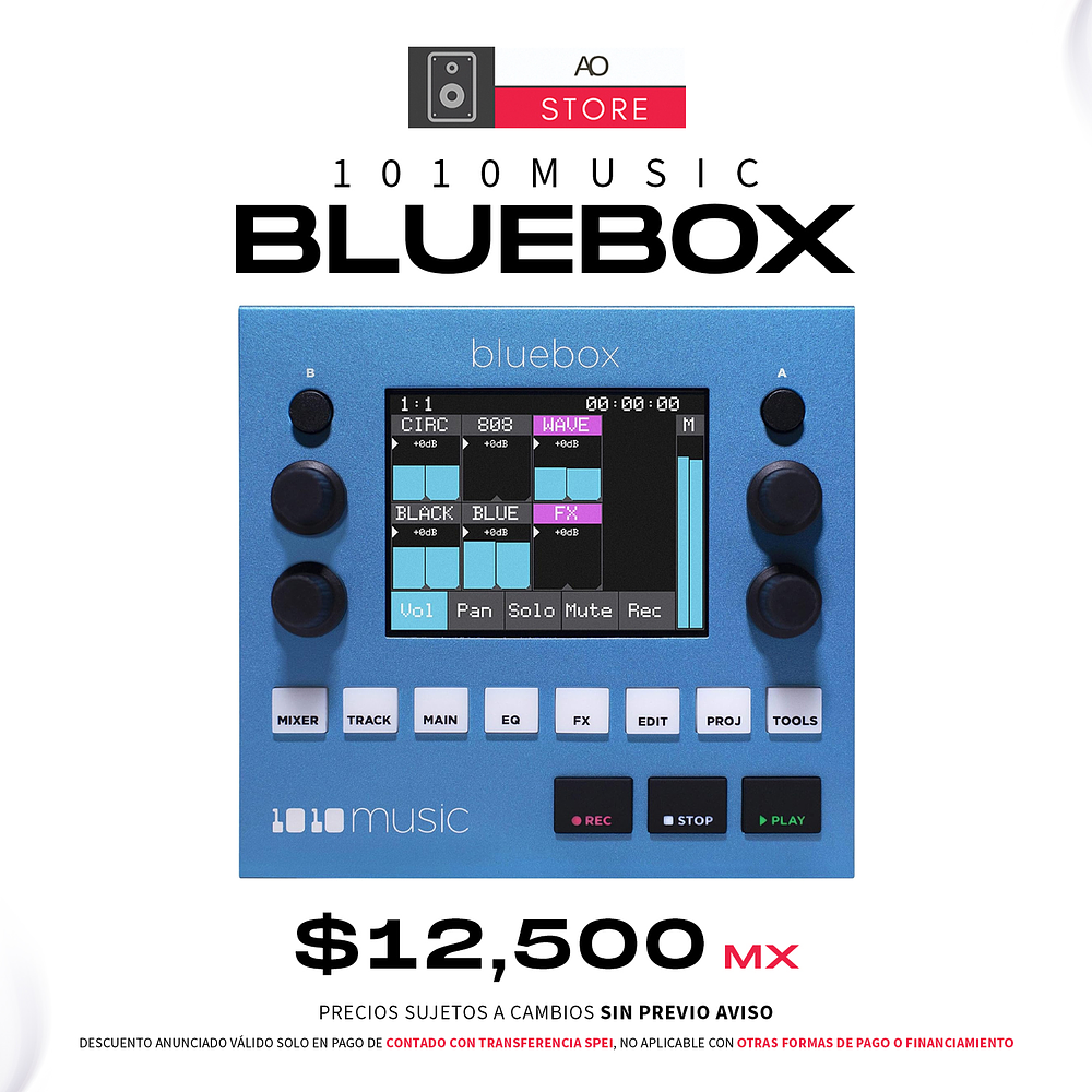 1010 Music Bluebox Grabadora y Mixer Performance 1