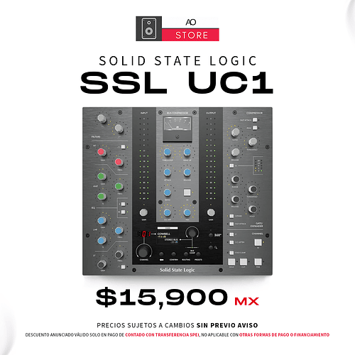 Solid State Logic SSL UC1 Superficie de Control para Plugins