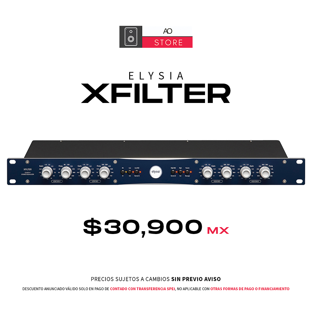 Elysia Xfilter Ecualizador Paramétrico Estéreo 1