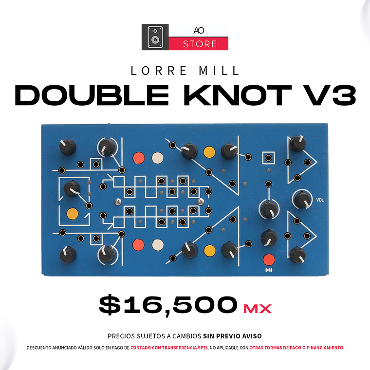 Lorre Mill Double Knot V3 Sintetizador Semi Modular 1
