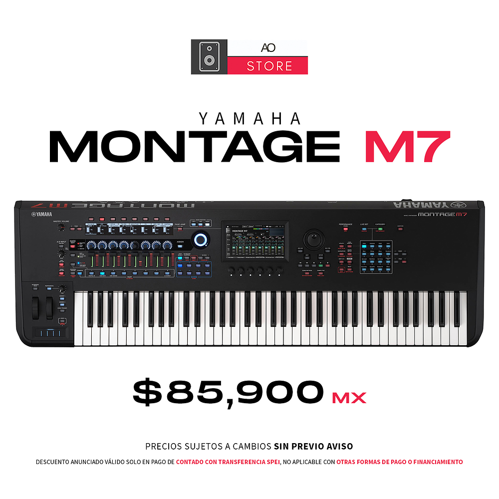 Yamaha MONTAGE M7 2nd Generation Sintetizador 1
