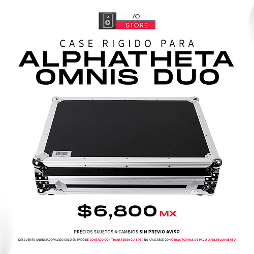 Case para AlphaTheta Omnis Duo de Transporte Rígido