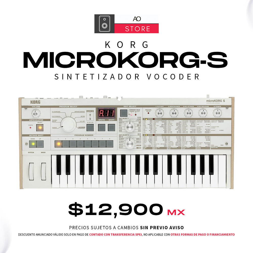 Korg Microkorg-S Sintetizador Vocoder 1
