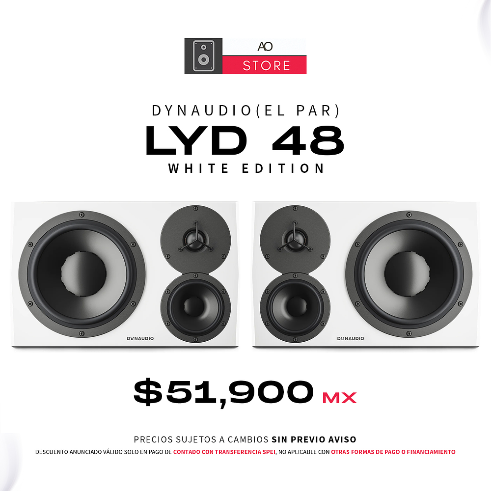 Dynaudio LYD 48 White Edition Monitores (El Par) 1