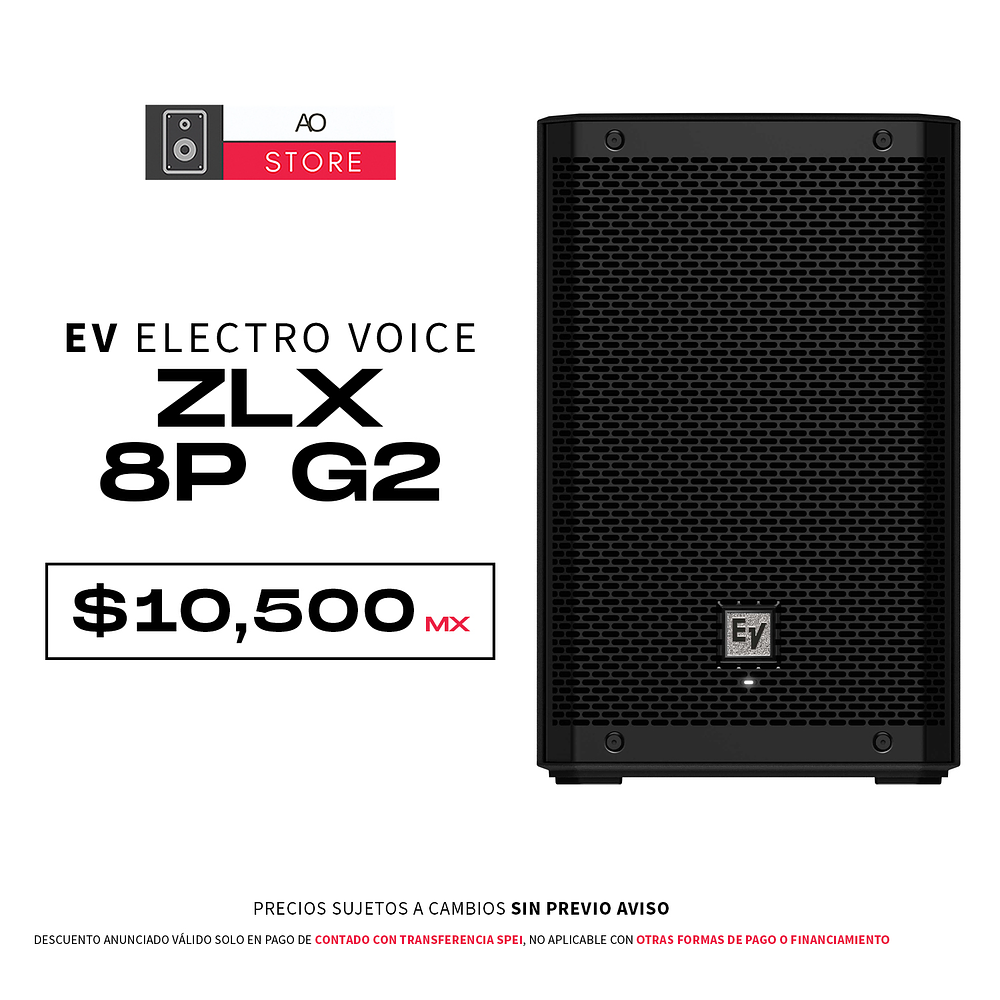 EV Electro Voice ZLX 8P G2 Bocina Activa 1