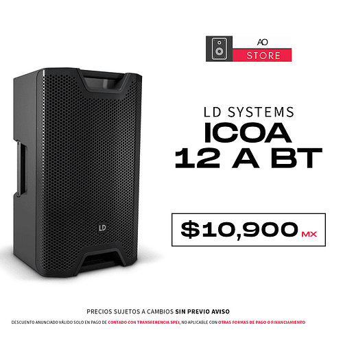 LD Systems ICOA 12 A BT Bocina Activa 