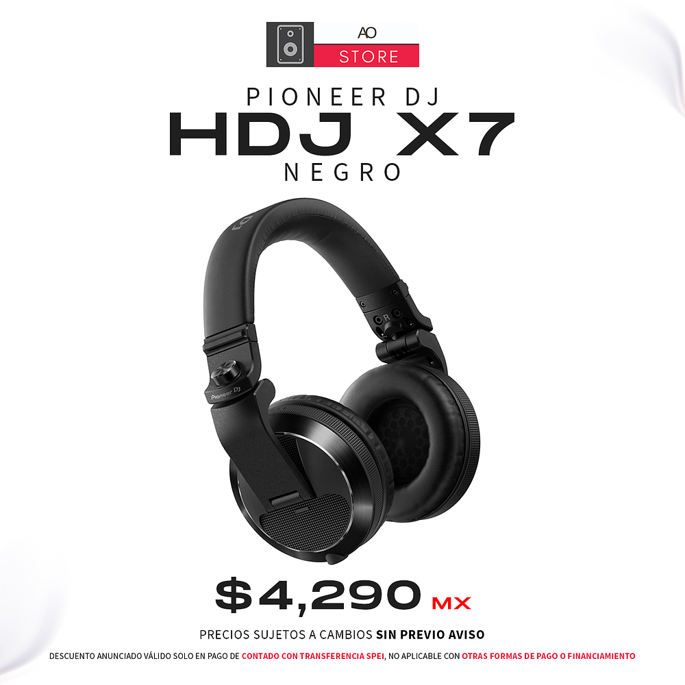 Pioneer DJ HDJ X7 Audífonos Profesionales Color Negro 1
