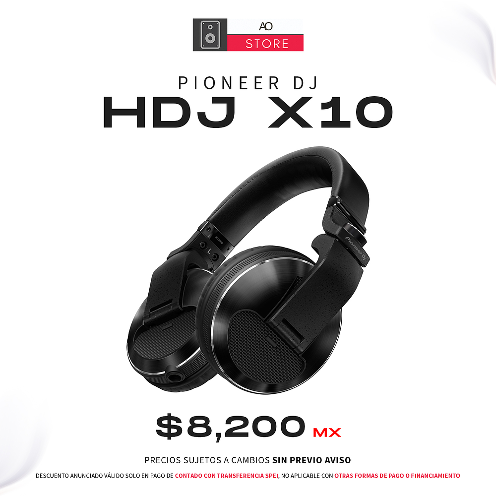Pioneer DJ HDJ X10 Audífonos Profesionales Color Negro 1