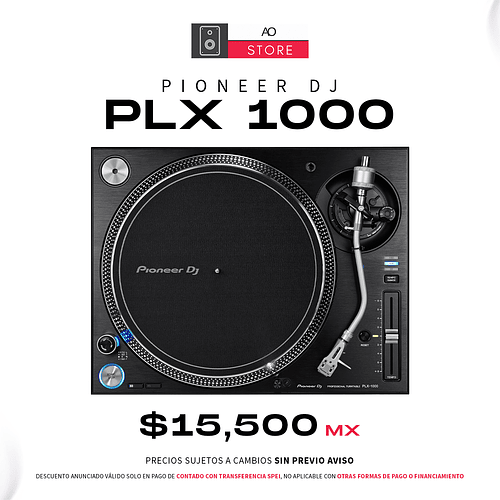 Pioneer DJ PLX 1000 Tornamesa Para Dj