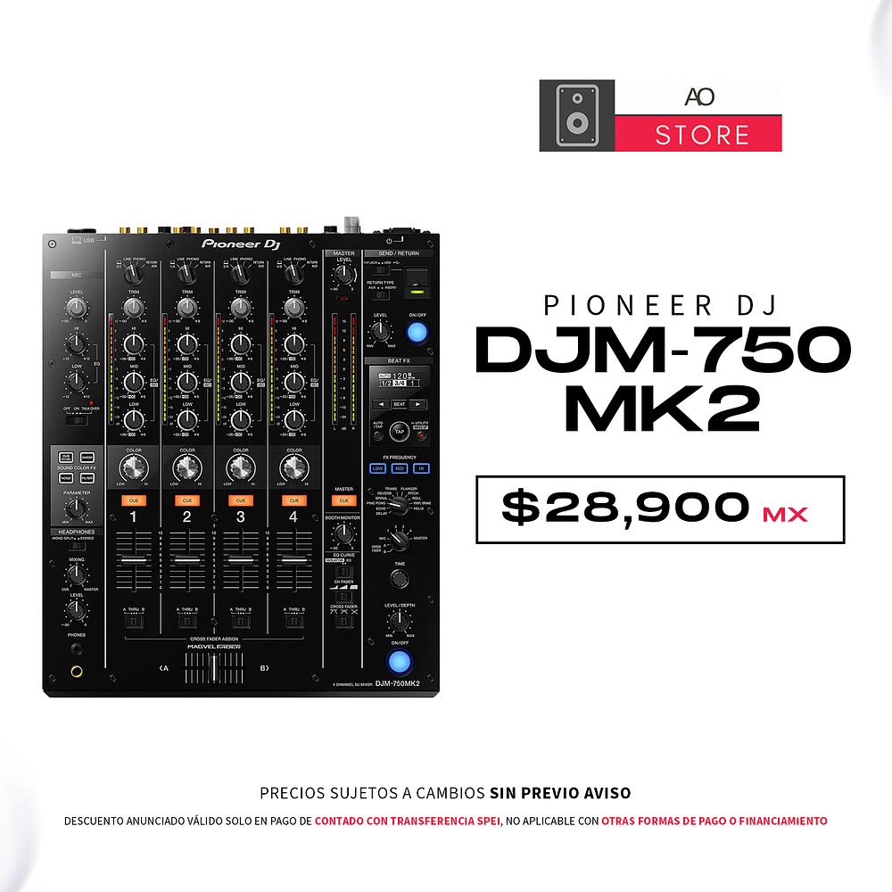 Pioneer DJ DJM 750MK2 Mezcladora Para Dj 1