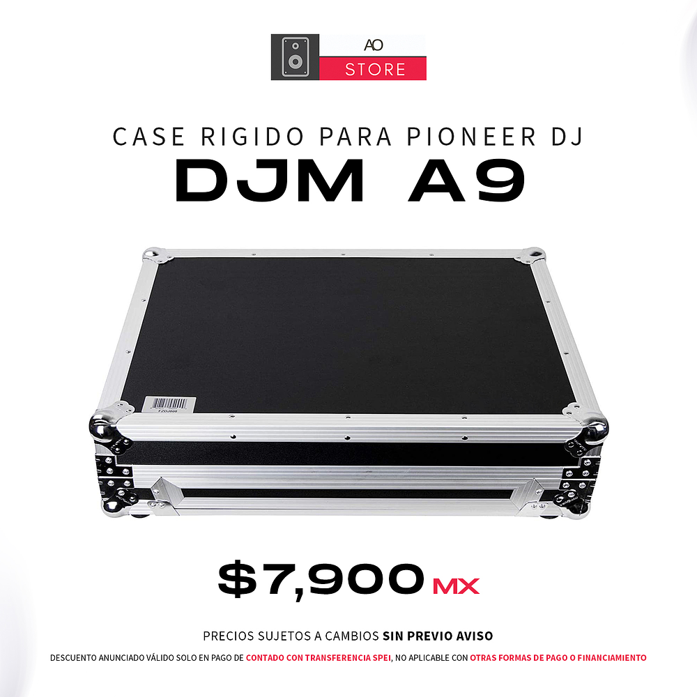 Case para Pioneer DJ DJM A9 de Transporte Rígido 1