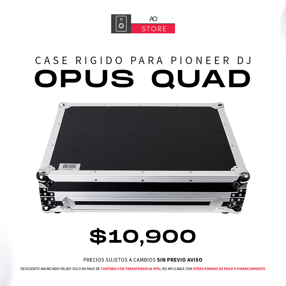 Case para Pioneer DJ Opus Quad de Transporte Rígido 1