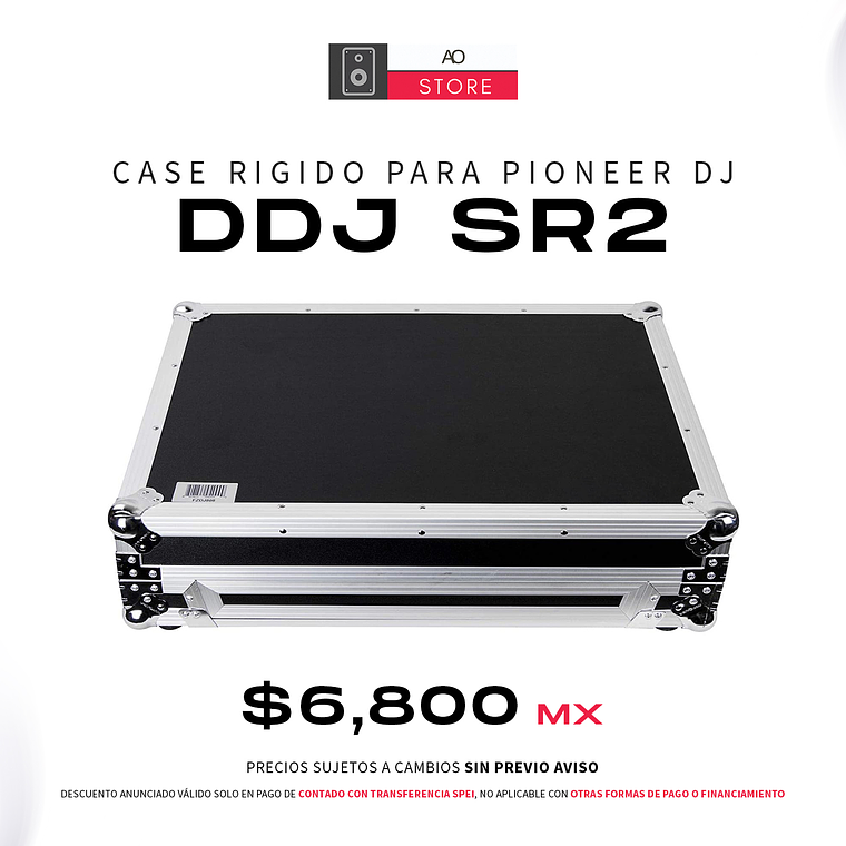 Case para Pioneer DJ DDJ SR2 de Transporte Rígido 1