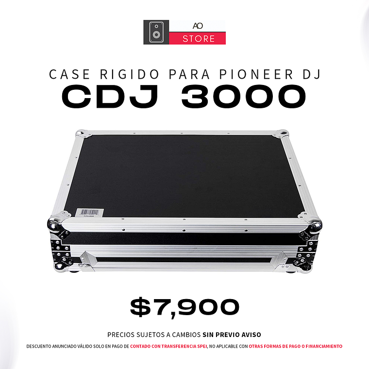 Case para Pioneer DJ CDJ 3000 de Transporte Rígido 1