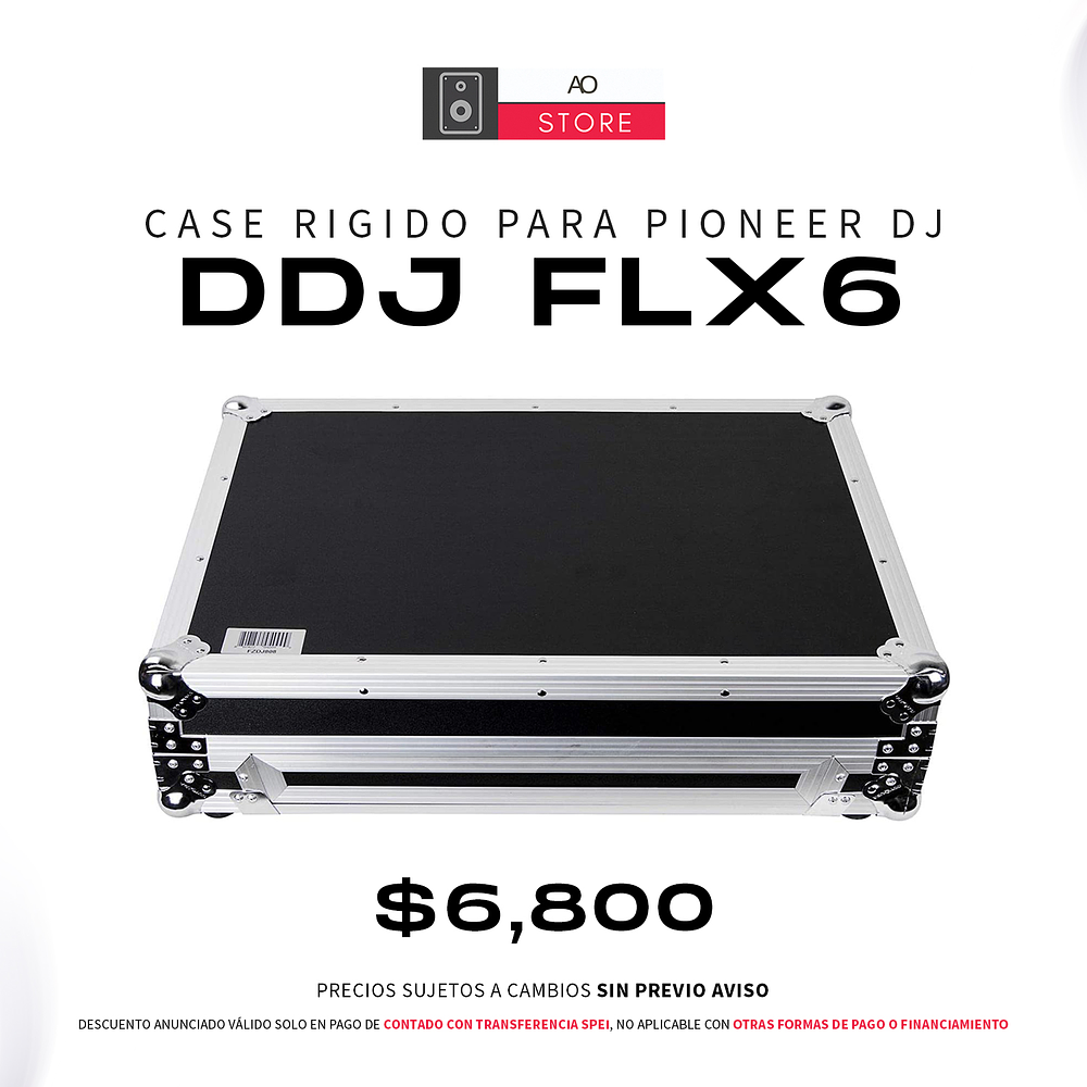 Case para Pioneer DJ DDJ FLX6 de Transporte Rígido 1