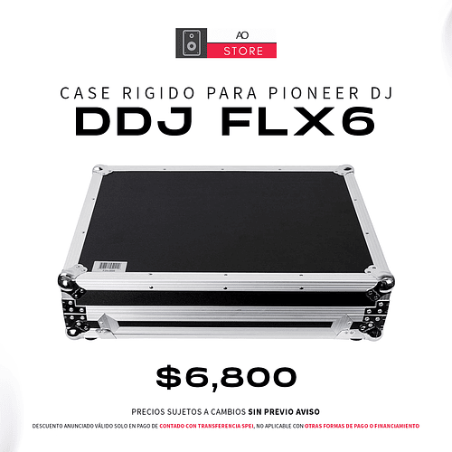Case para Pioneer DJ DDJ FLX6 de Transporte Rígido