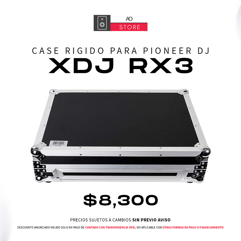 Case para Pioneer DJ XDJ RX3 de Transporte Rígido 1