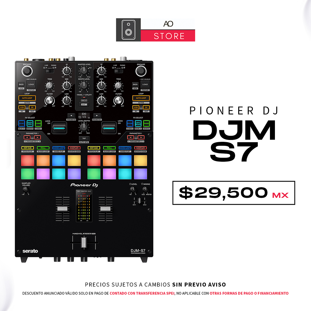 Pioneer DJ DJM S7 Mezcladora Para Dj 1