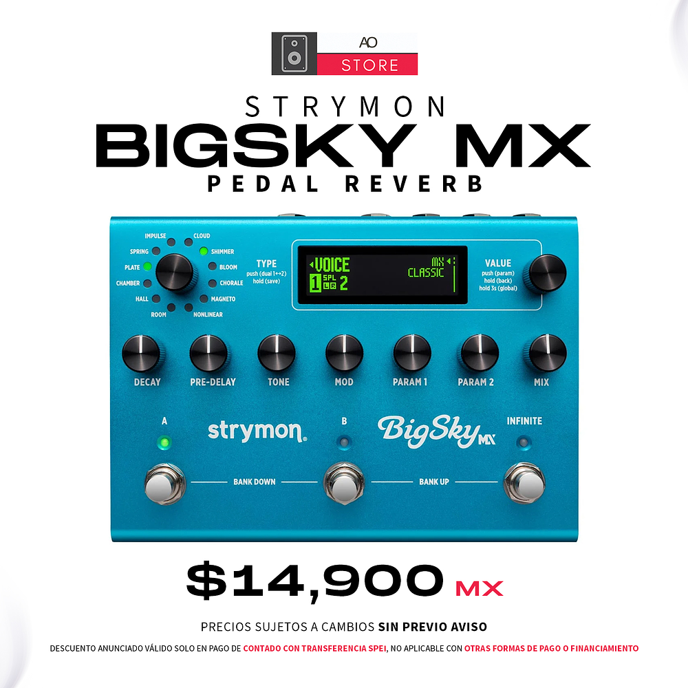 Strymon BigSky MX Pedal Reverb 1