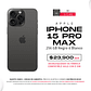 IPHONE 15 PRO MAX 256gb Color negro o Blanco Equipo Usado - Miniatura 1