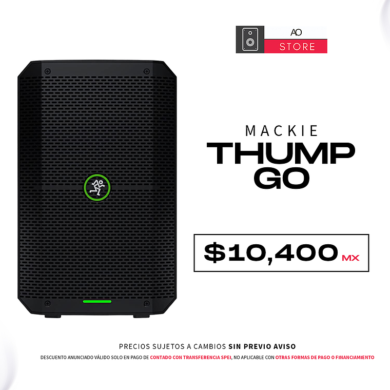 Mackie Thump GO Bocina Activa Con Bateria 1