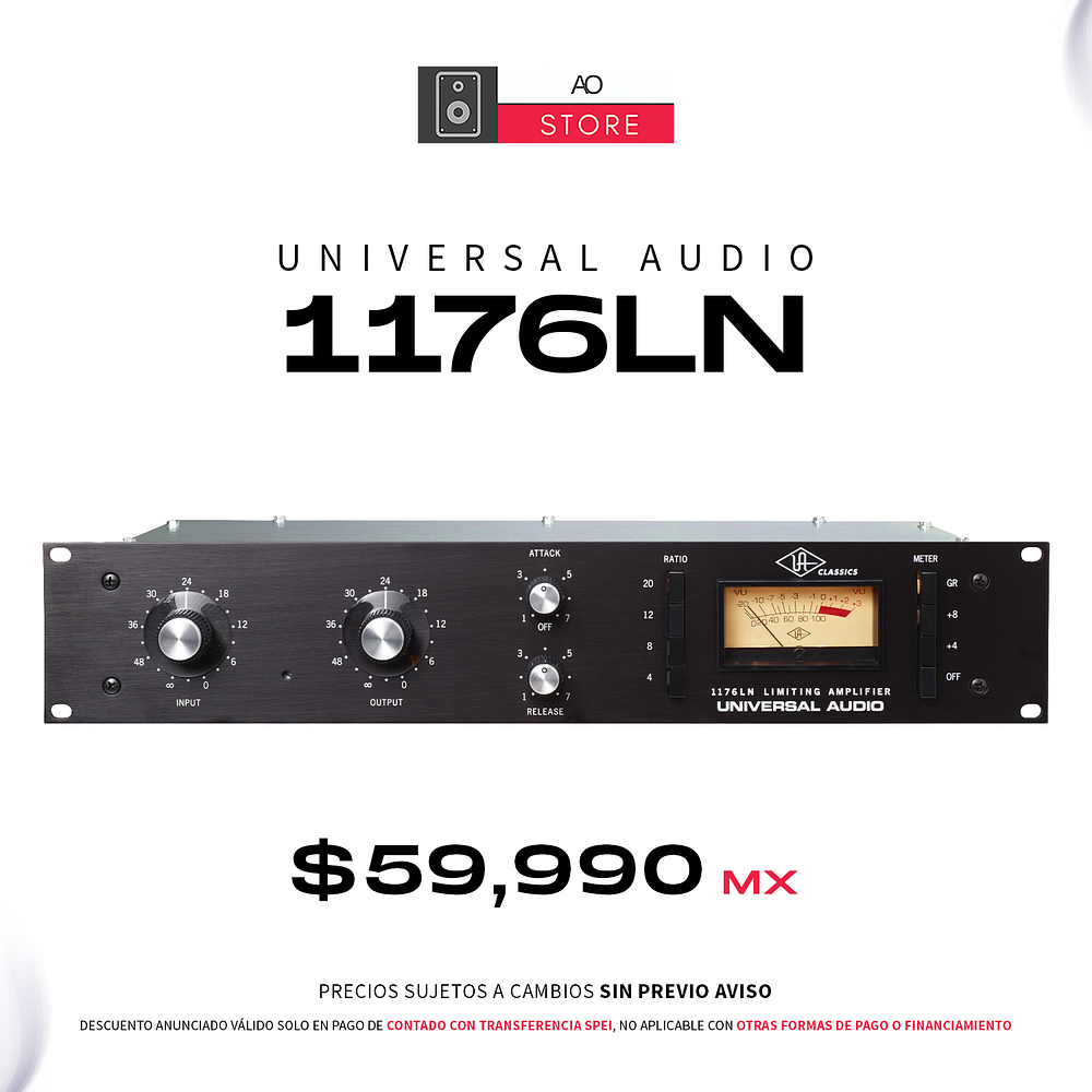 Universal Audio 1176LN Compresor Limitador 1