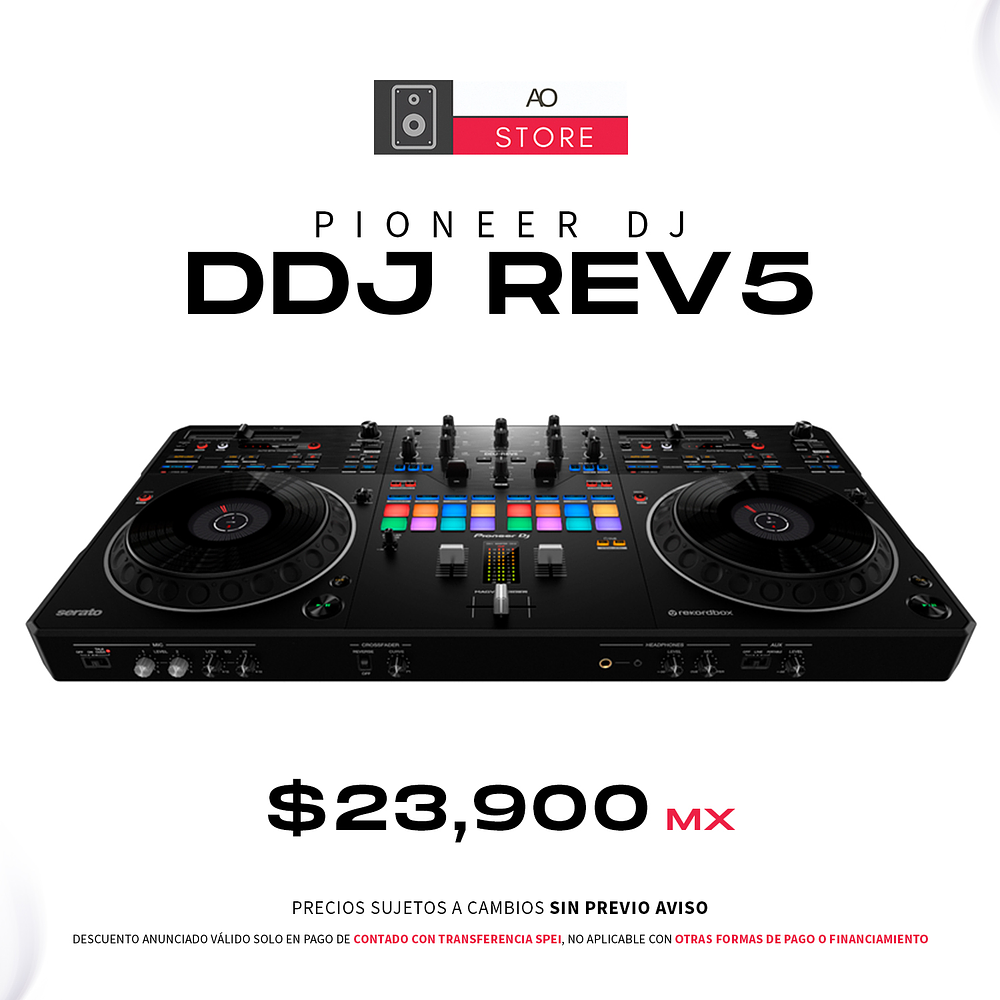 Pioneer DJ DDJ REV5 Controlador de 2 canales 1