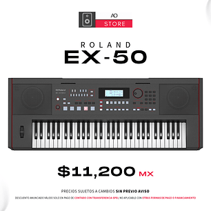 Roland E X50 61 Teclas con Bocinas Integradas