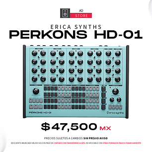Erica Synths Perkons HD 01 Sintetizador + Secuenciador