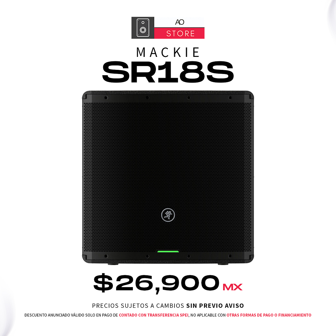 Mackie SR18S Subwoofer Activo 1