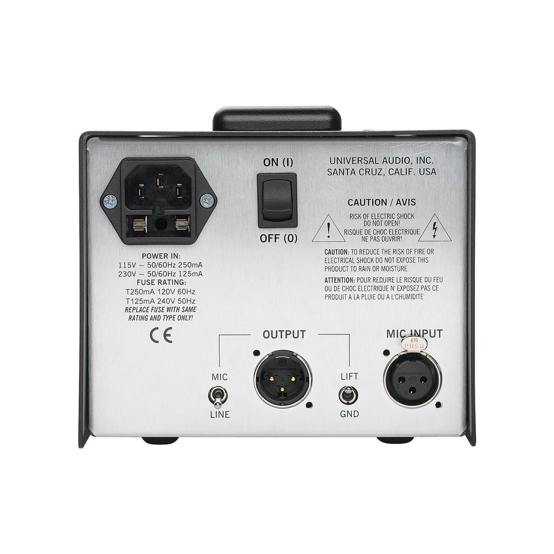 Universal Audio Solo 610 Preamplificador de Tubo y DI Box 3