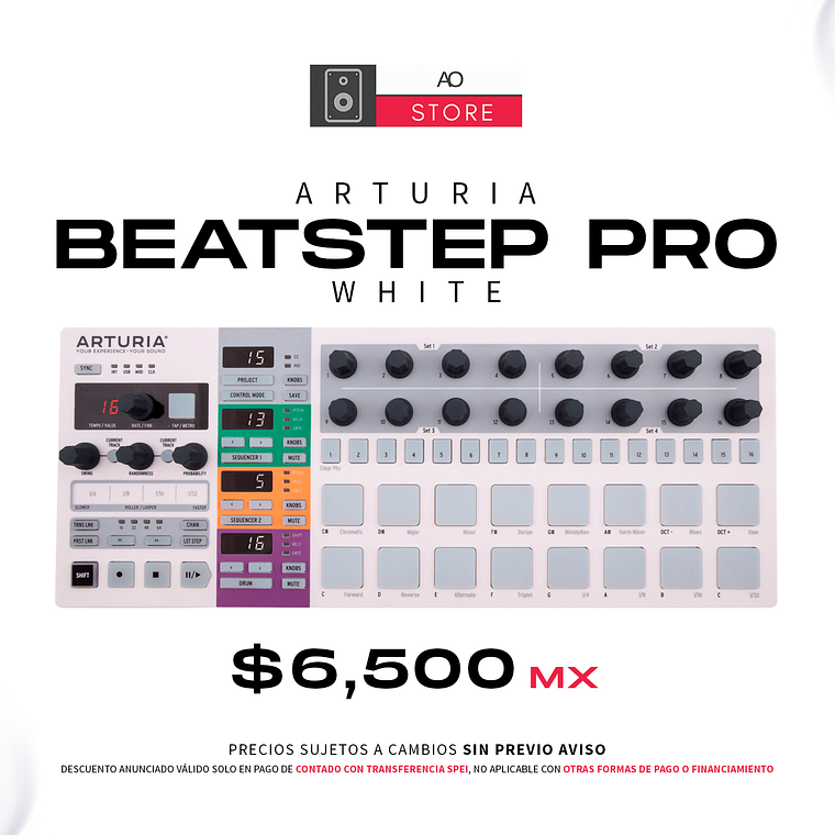 ARTURIA BEATSTEP PRO White Sequenciador 1