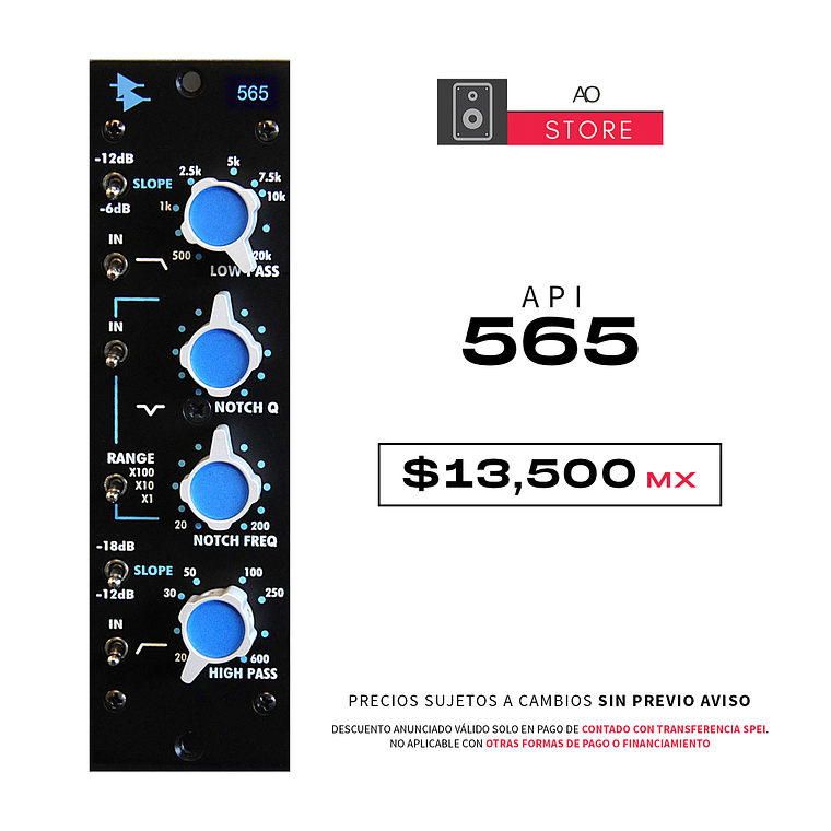 API 565 FILTER Ecualizador 1