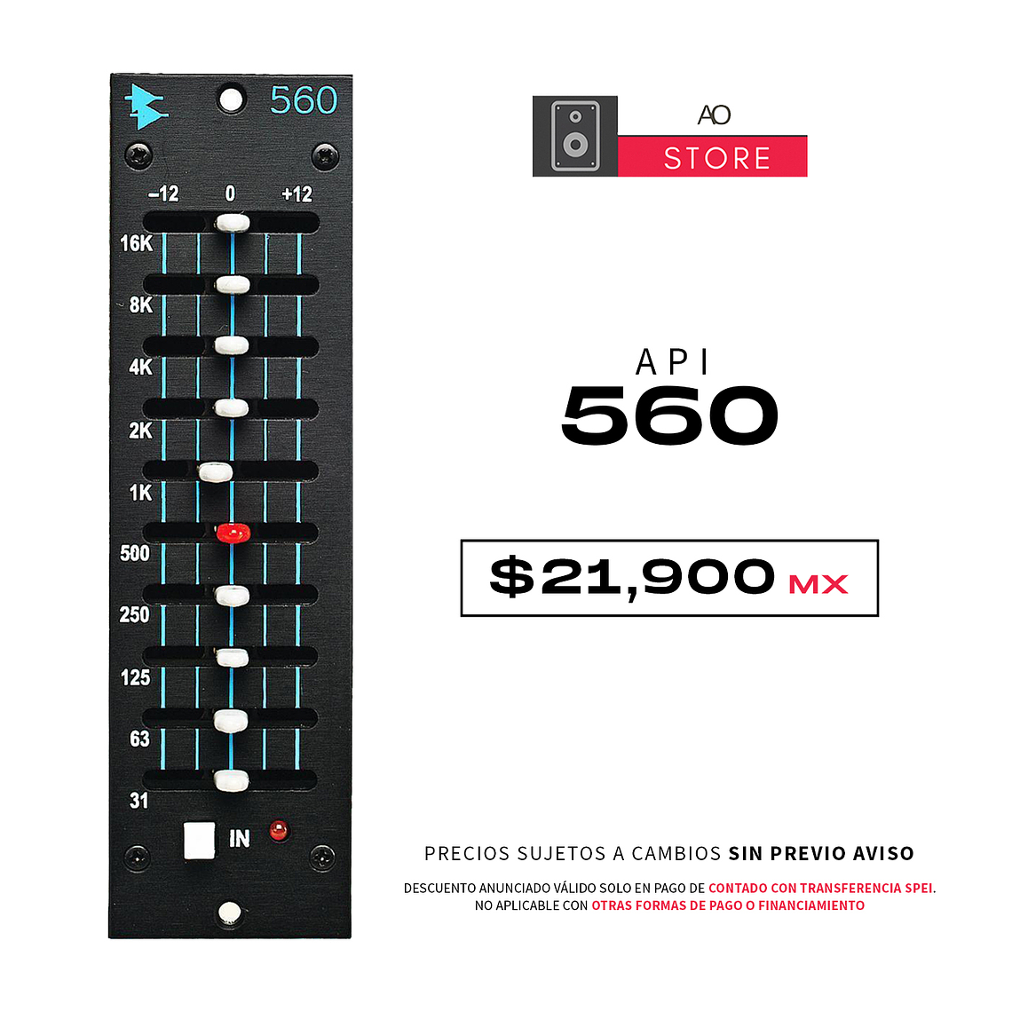 API 560 Ecualizador Gráfico De 10 Bandas 1