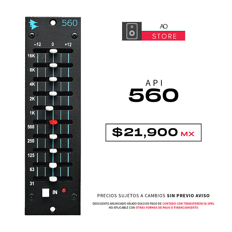 API 560 Ecualizador Gráfico De 10 Bandas 1