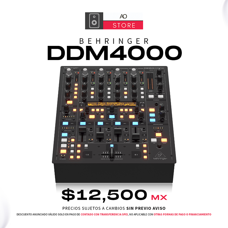 Behringer DDM4000 Mezcladora Para Dj 1