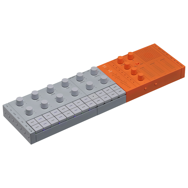 Yamaha Seqtrak Naranja Estacion De Produccion y Sampling 4