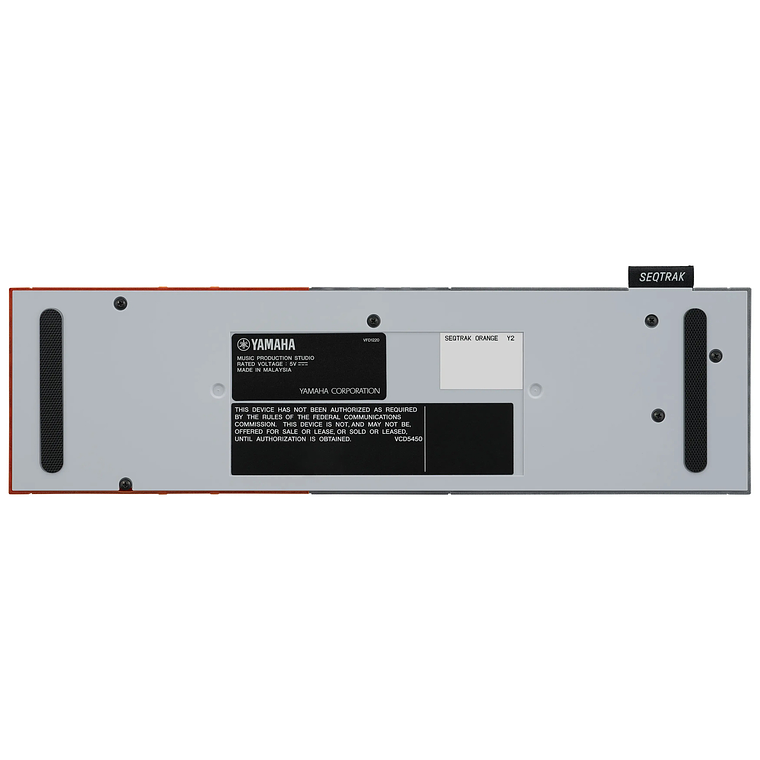 Yamaha Seqtrak Naranja Estacion De Produccion y Sampling 5