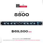 API 5500 Ecualizador Paramétrico De 2 Canales 1