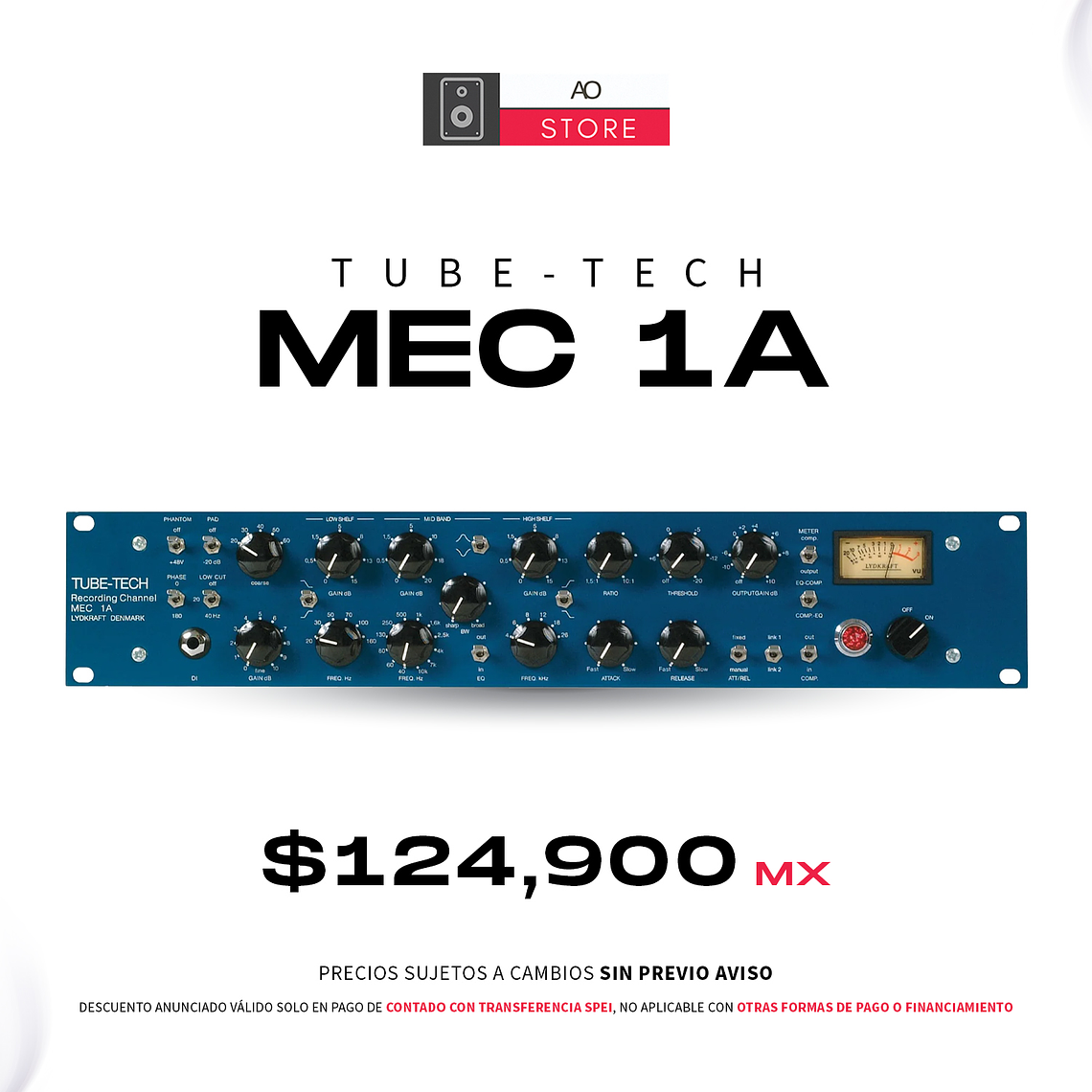 Tube Tech MEC 1A Channel Strip 1