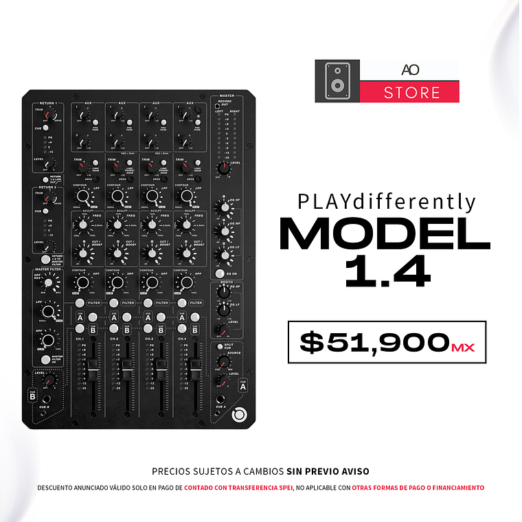PLAYdifferently MODEL 1.4 Mezcladora Para Dj 1