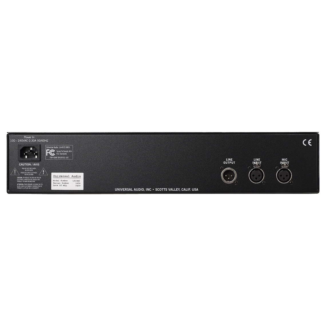 Universal Audio LA 610 MKII Preamplificador y Compresor 4