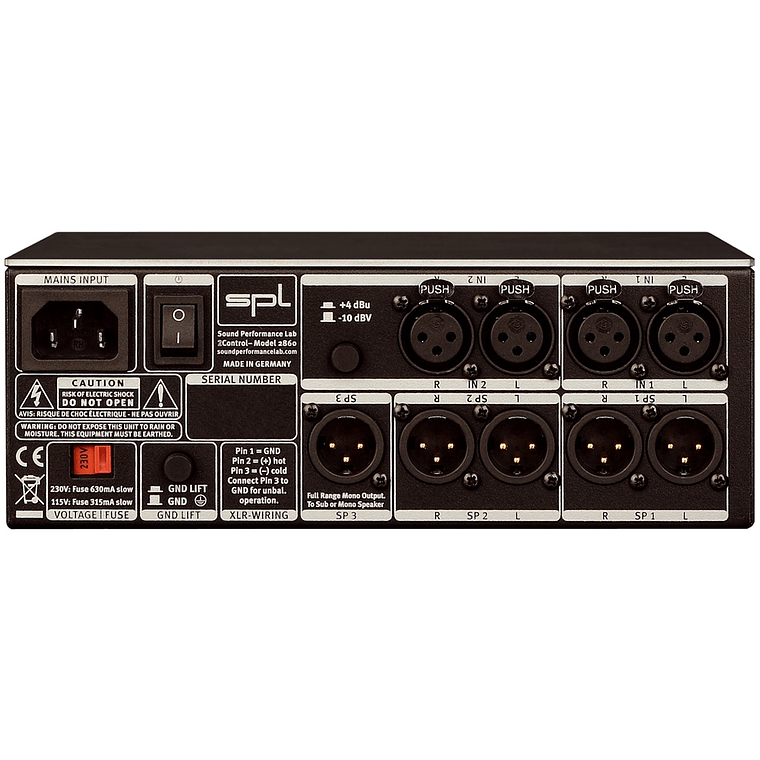 SPL 2Control Control de Monitoreo Estéreo  3